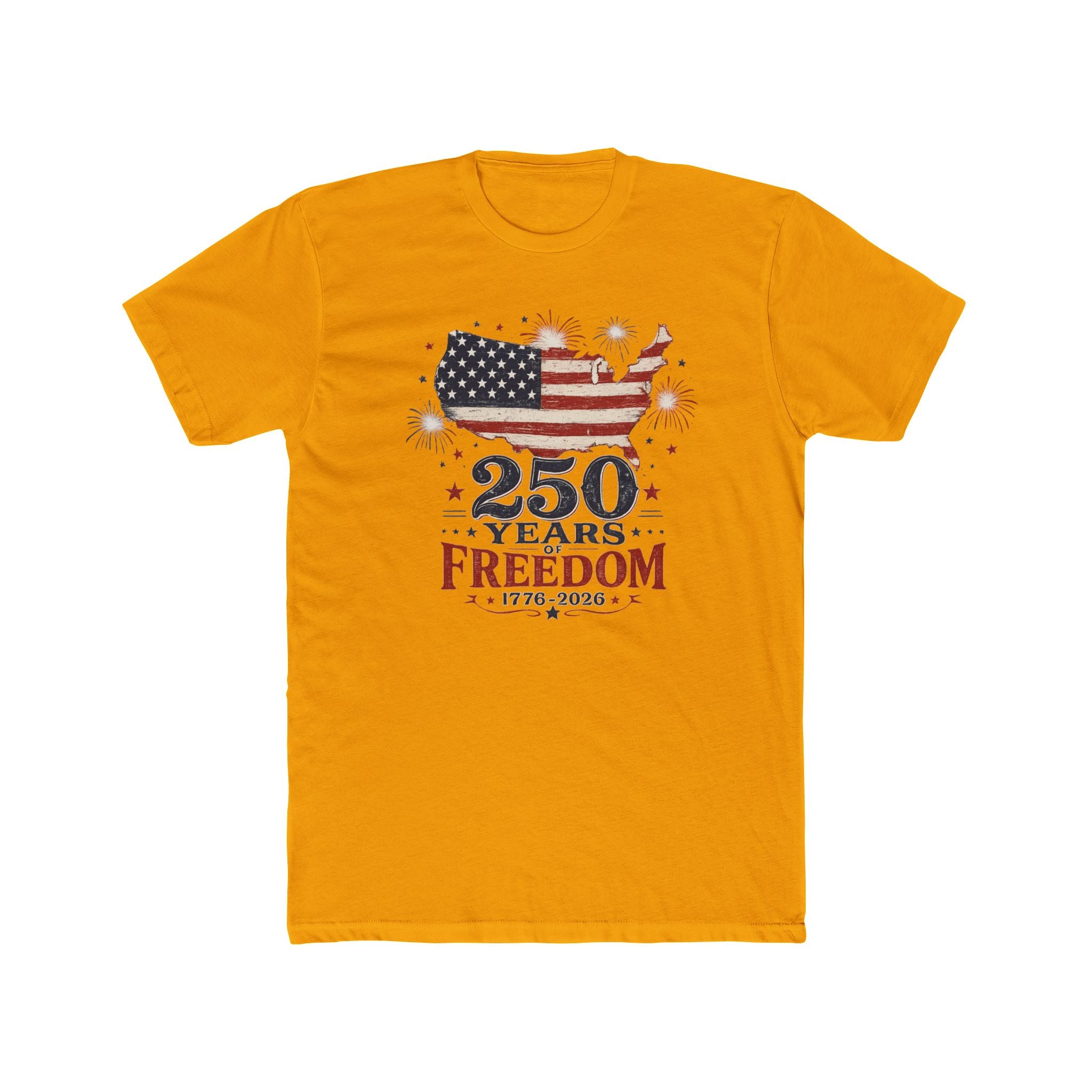 250 Years of Freedom USA Map T-Shirt – 1776–2026 Patriotic Tee (Independence Day)