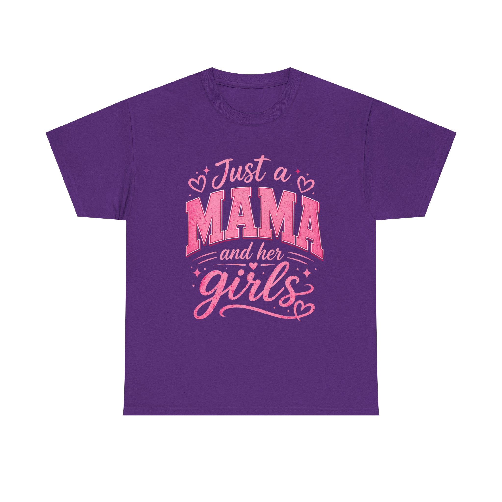 Mama and Her Girls T-Shirt — Cute Pink Mother's Day Tee for Moms of Daughters
