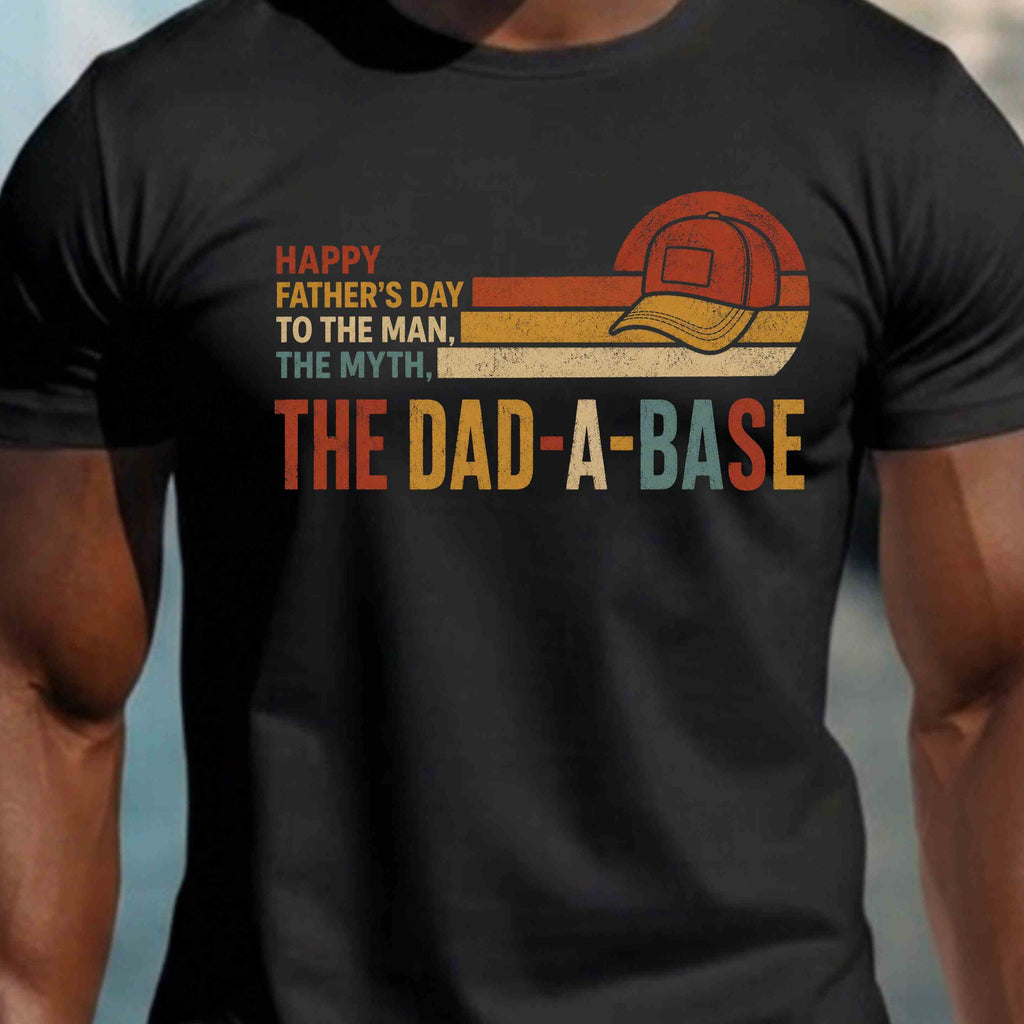 Daddy T-shirt Dad-A-Base baseball helmet tee | Father's Day baseball shirt