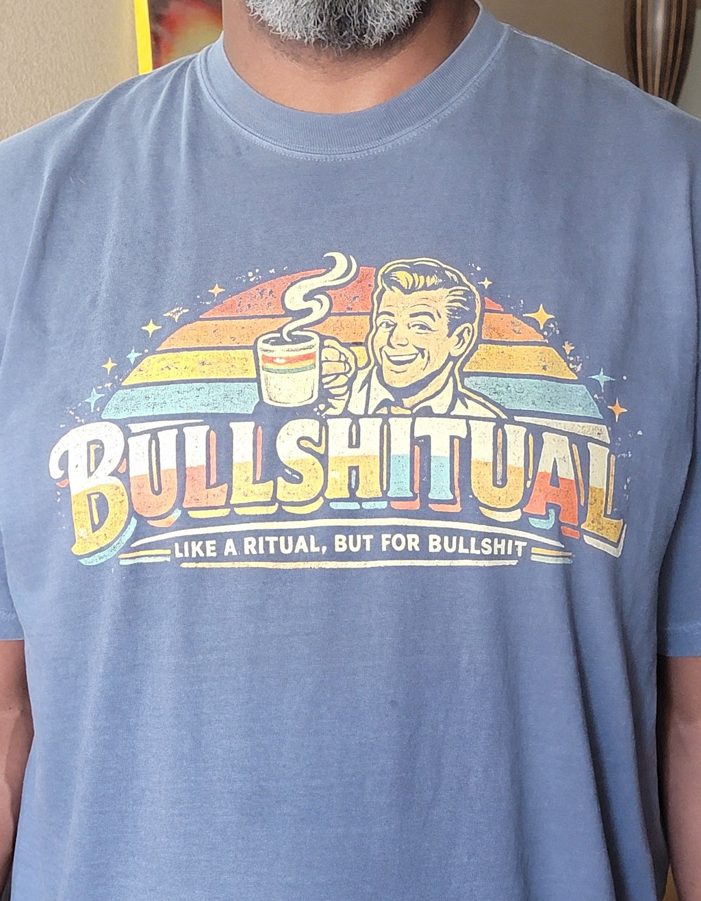 Bullshital Retro Tee – Funny Coffee Vintage Graphic T-Shirt