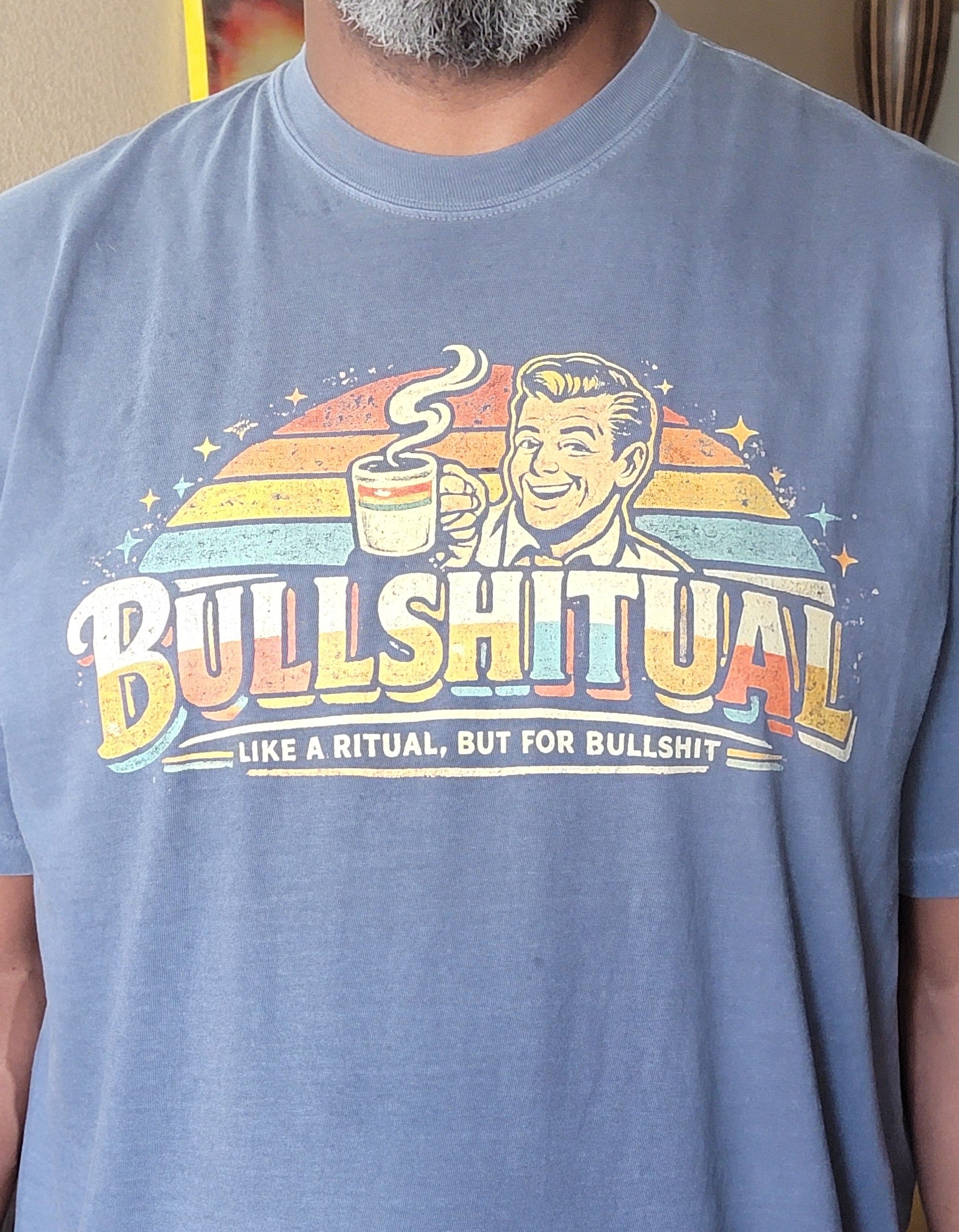 Bullshital Retro Tee – Funny Coffee Vintage Graphic T-Shirt
