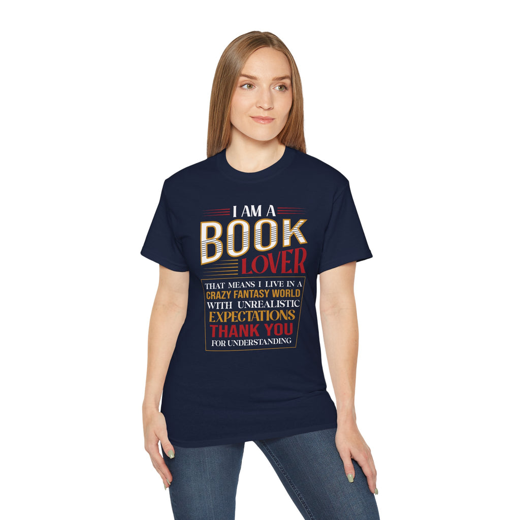 Book Lover T-Shirt — "I Am a Book Lover" Funny Reading Tee for Readers & Bookish Gifts