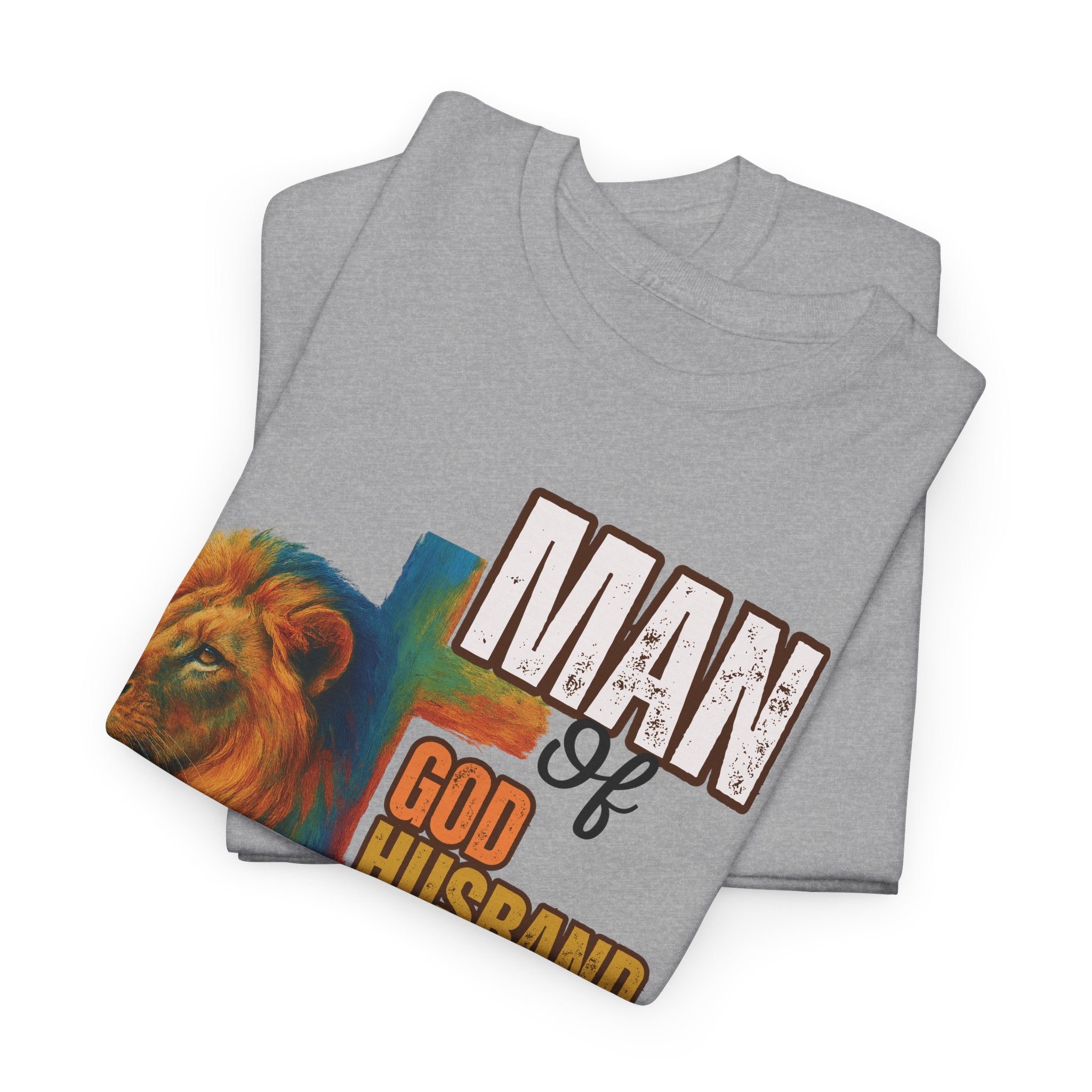 Father's Day "Man of God, Husband, Dad, Protector" Tee | Christian Faith T-Shirt