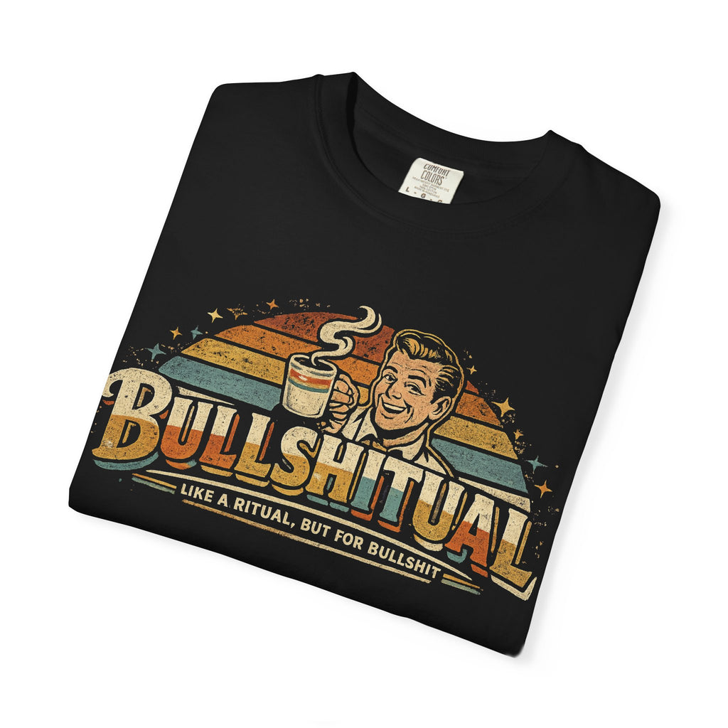 Bullshital Retro Tee – Funny Coffee Vintage Graphic T-Shirt