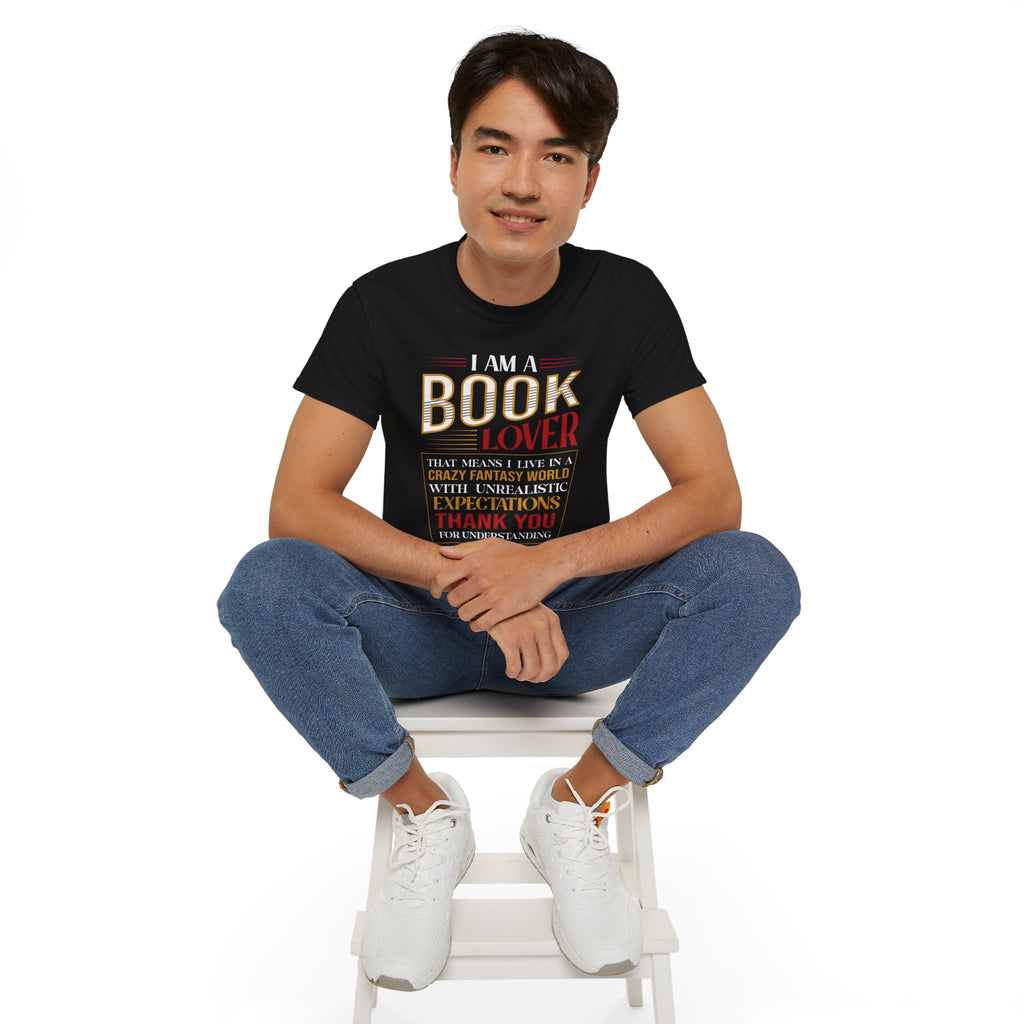 Book Lover T-Shirt — "I Am a Book Lover" Funny Reading Tee for Readers & Bookish Gifts