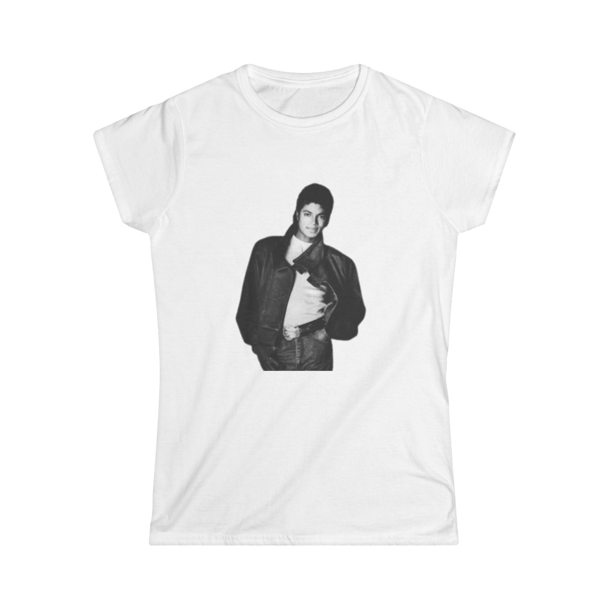 Vintage Black & White Portrait Tee — Retro Icon Photo Graphic T-Shirt