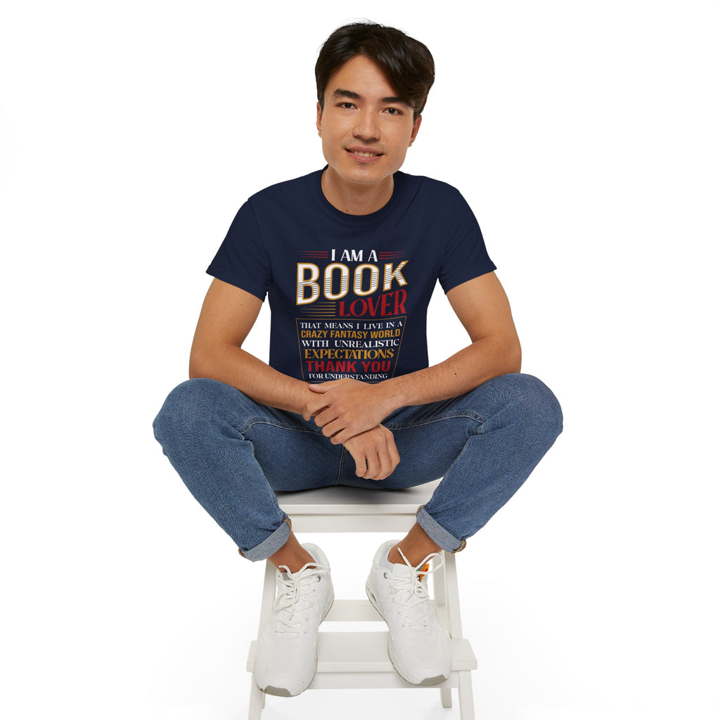 Book Lover T-Shirt — "I Am a Book Lover" Funny Reading Tee for Readers & Bookish Gifts