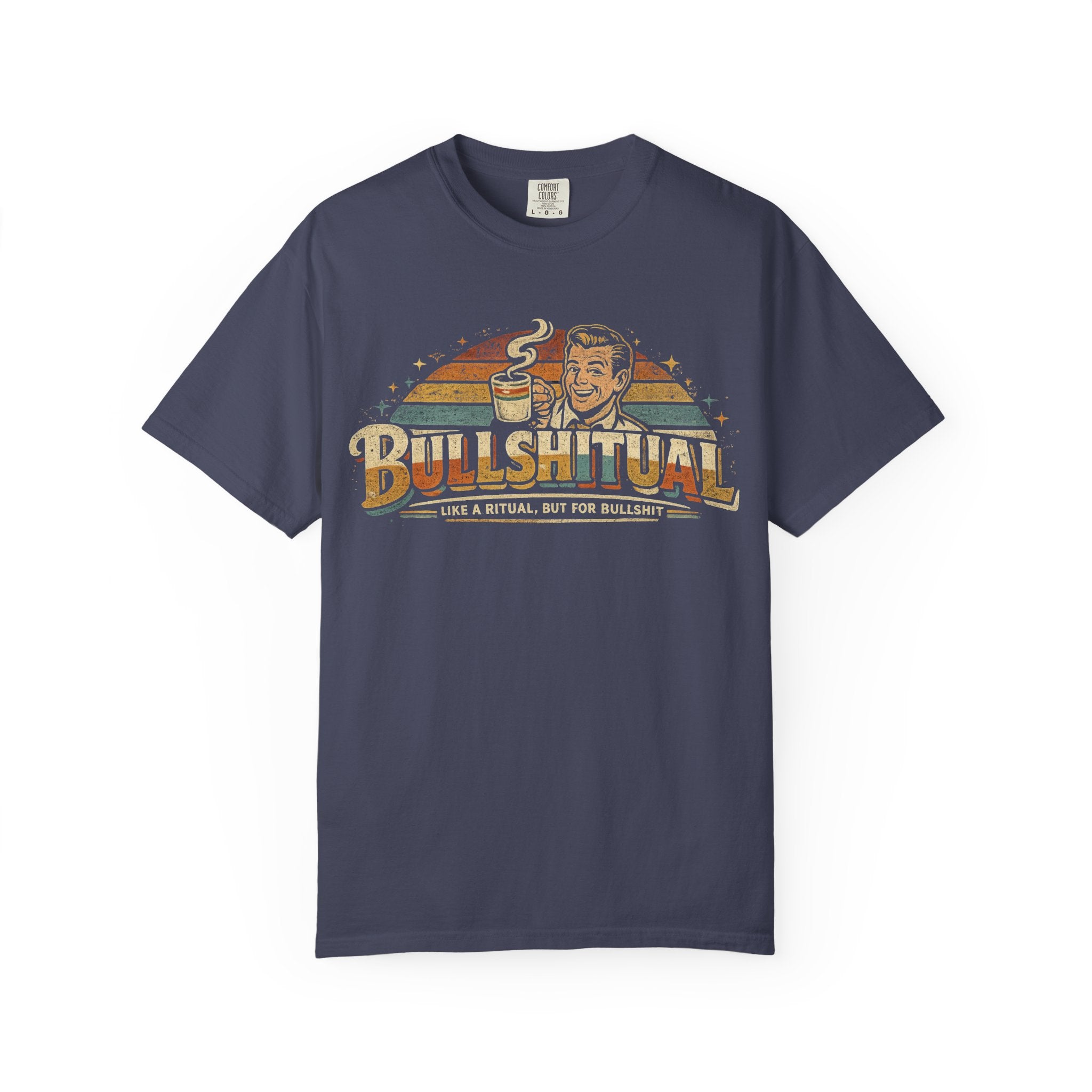 Bullshital Retro Tee – Funny Coffee Vintage Graphic T-Shirt