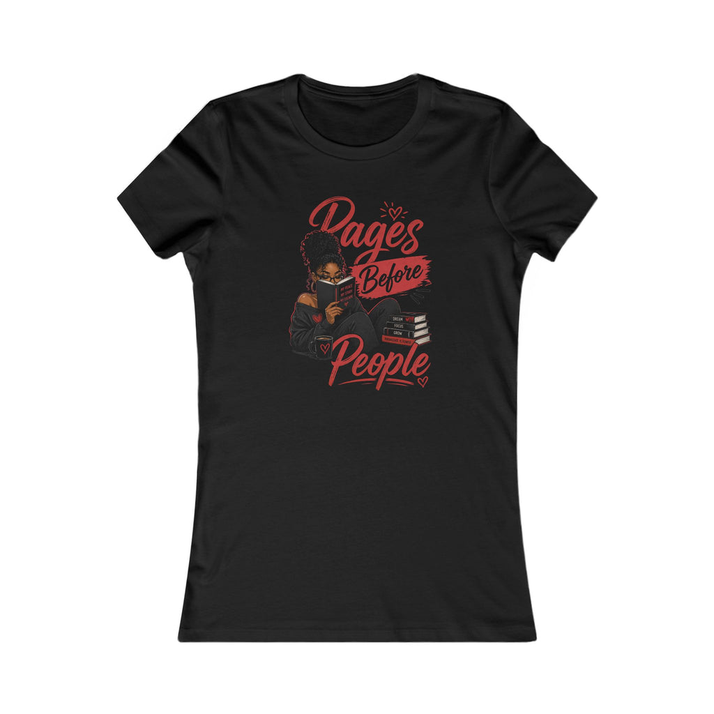 Tee — Pages Before People Graphic Tee for Book Lovers