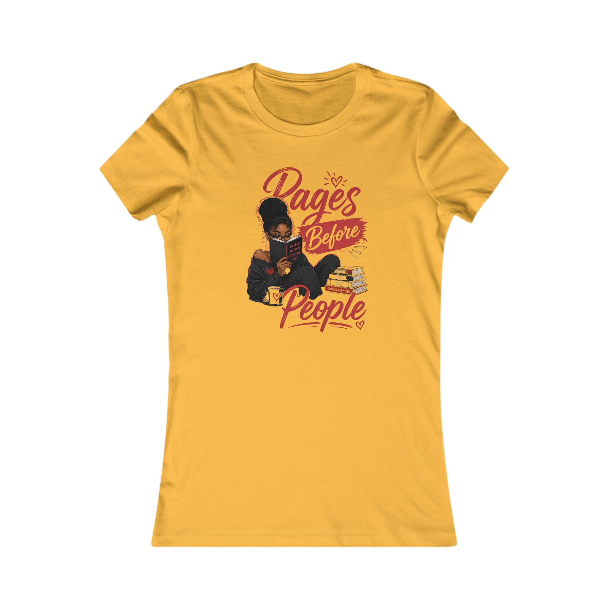 Tee — Pages Before People Graphic Tee for Book Lovers
