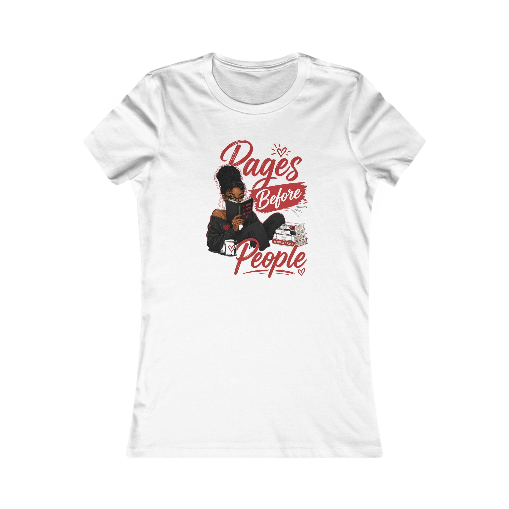 Tee — Pages Before People Graphic Tee for Book Lovers