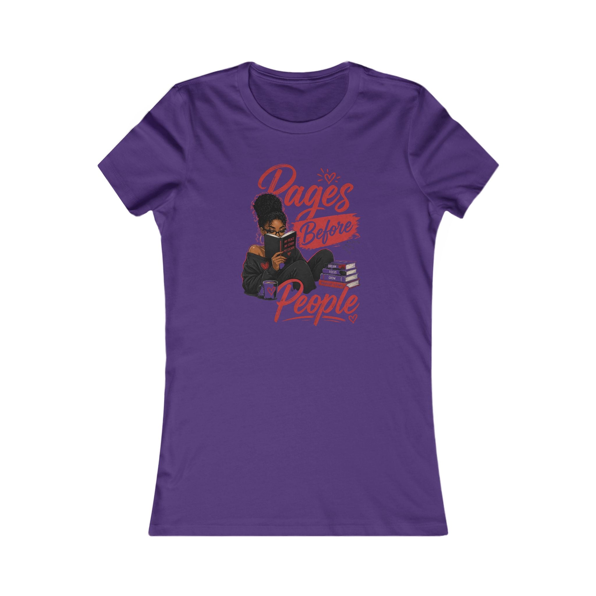 Tee — Pages Before People Graphic Tee for Book Lovers