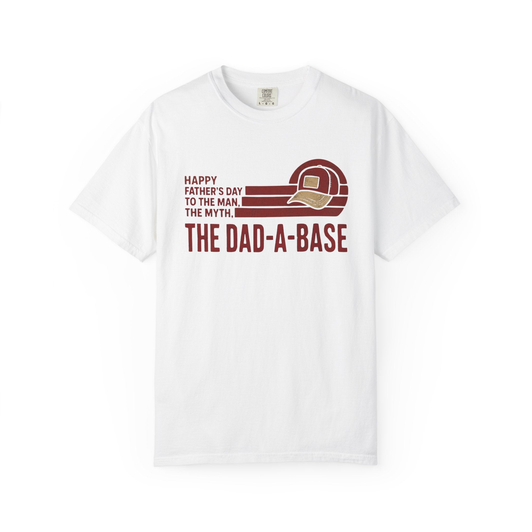 Father's Day 'The Dad-A-Base' Baseball T-Shirt Red
