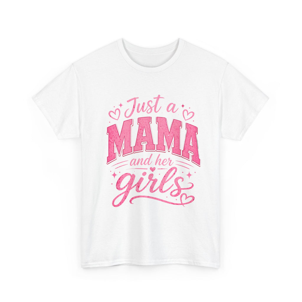 Mama and Her Girls T-Shirt — Cute Pink Mother's Day Tee for Moms of Daughters