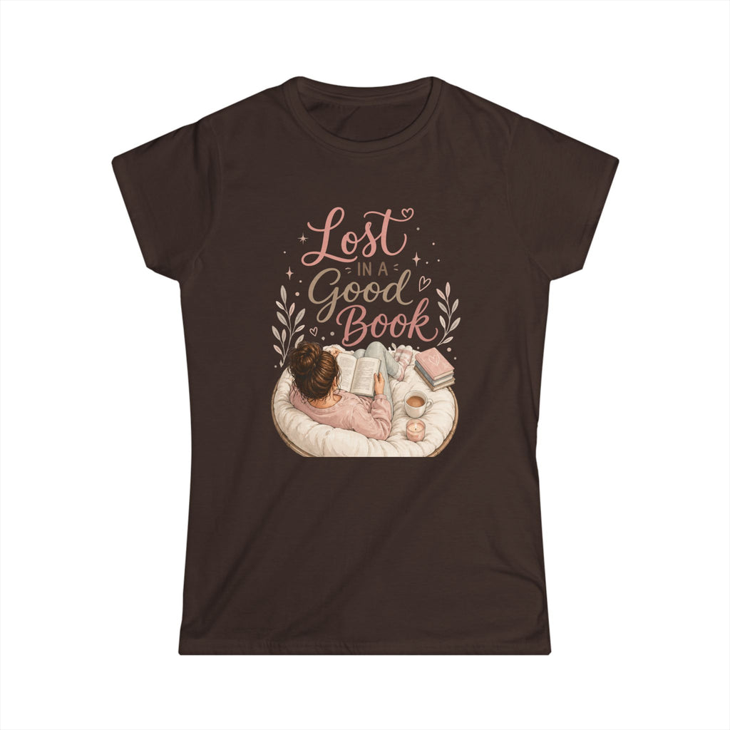 Lost in a Good Book Women's Tee — Cozy Reading Shirt for Book Lovers