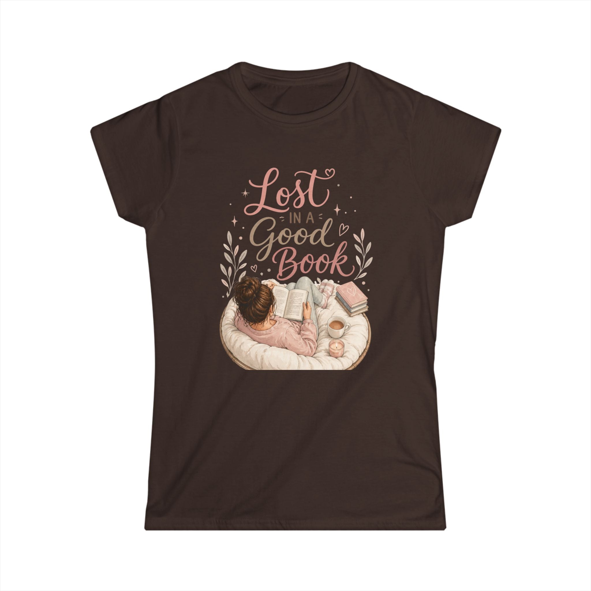 Lost in a Good Book Women's Tee — Cozy Reading Shirt for Book Lovers