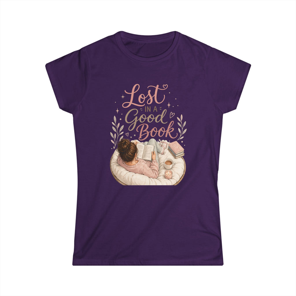Lost in a Good Book Women's Tee — Cozy Reading Shirt for Book Lovers