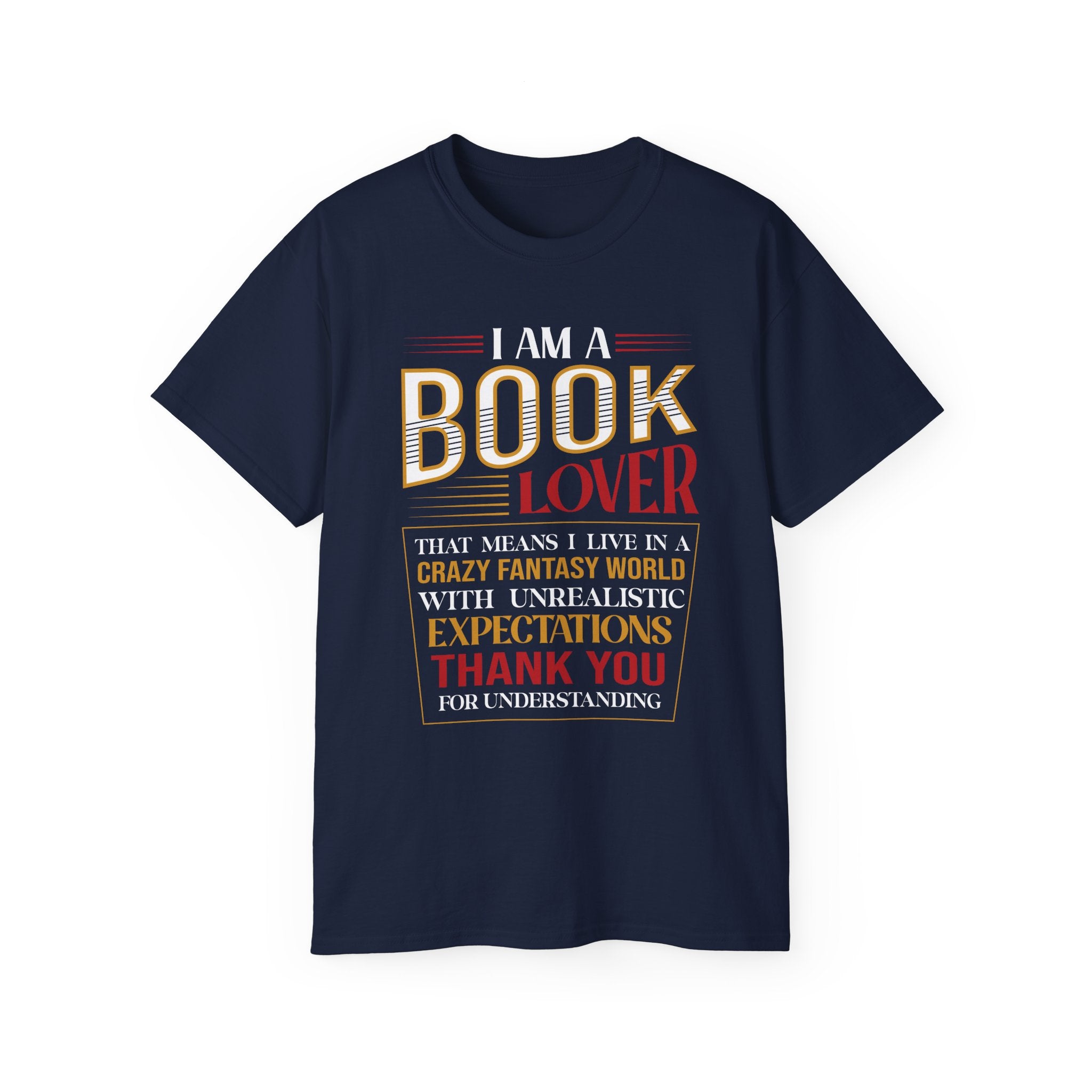 Book Lover T-Shirt — "I Am a Book Lover" Funny Reading Tee for Readers & Bookish Gifts