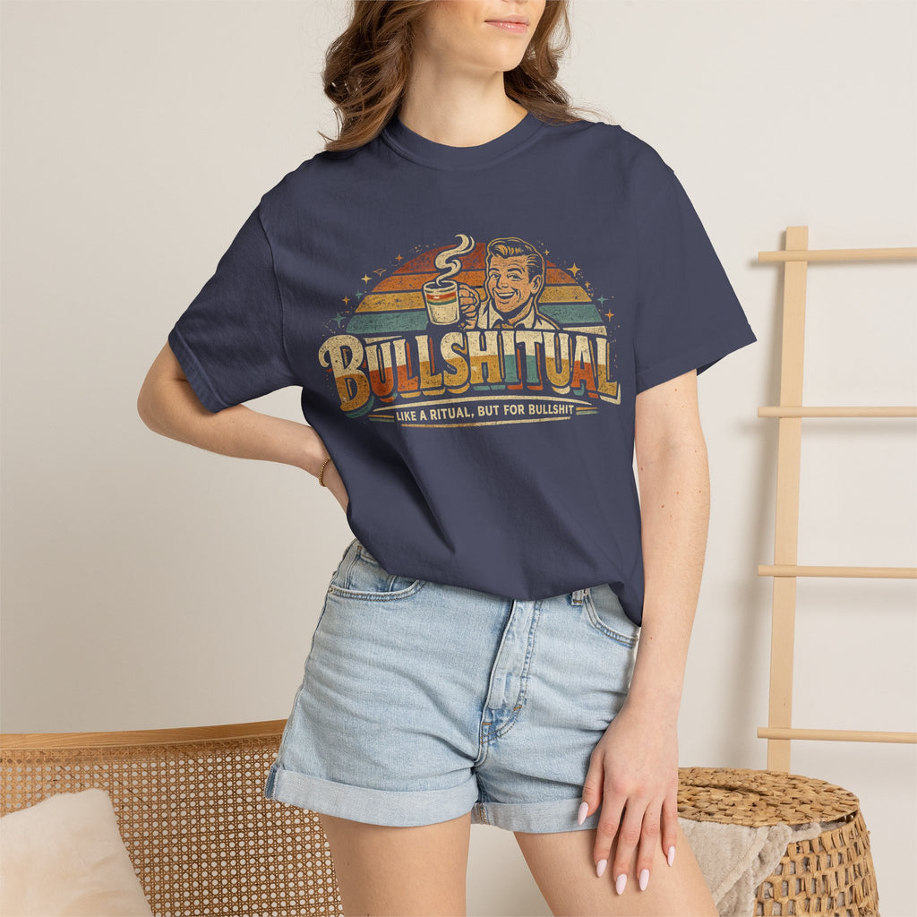 Bullshital Retro Tee – Funny Coffee Vintage Graphic T-Shirt