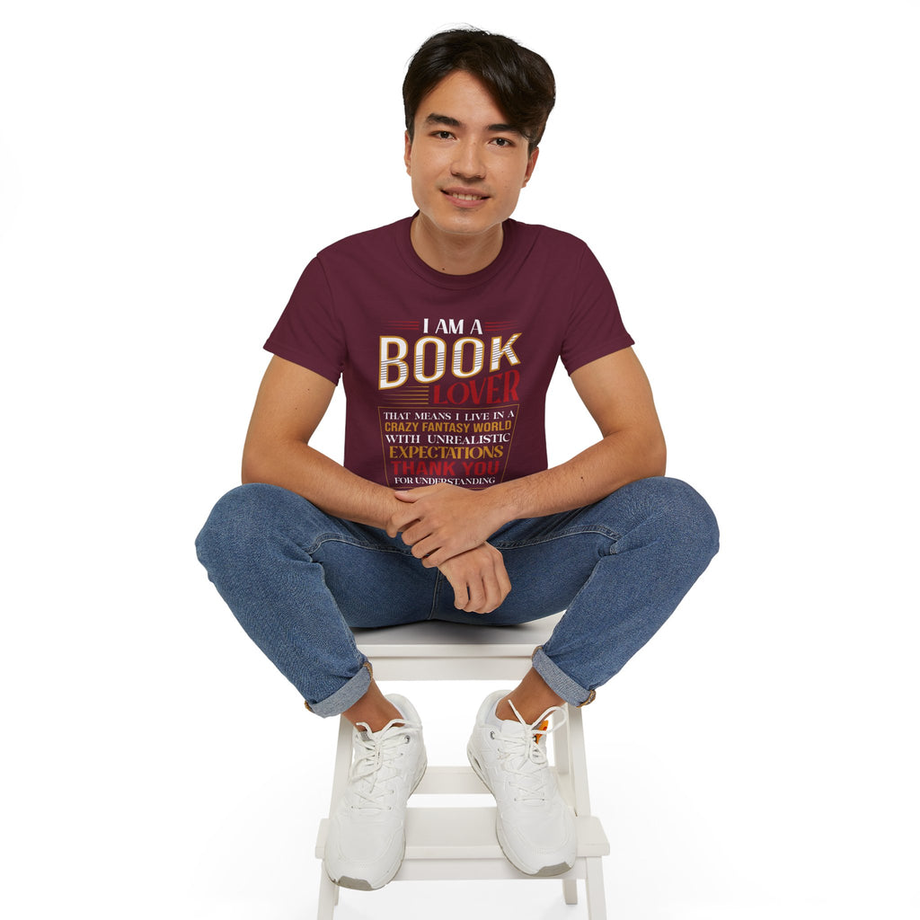 Book Lover T-Shirt — "I Am a Book Lover" Funny Reading Tee for Readers & Bookish Gifts